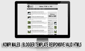 Blogger Template Responsive Dan Valid HTML5