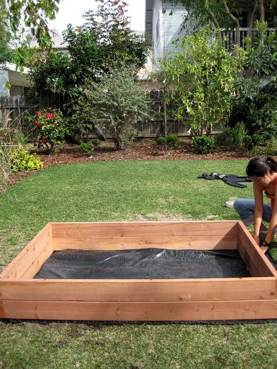 At Home At Home: DIY Raised Bed Vegetable Garden