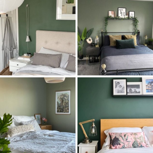green bedroom design ideas pictures