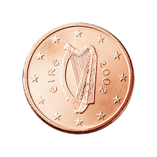 Ireland 2 Cent Coin 