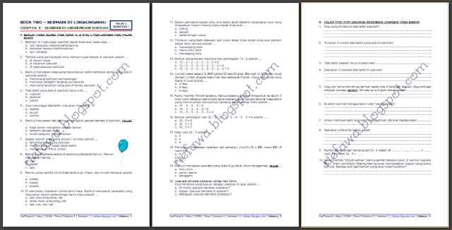 soal Kelas 2 Tema 2 Subtema 3 Terbaru 2018 2019