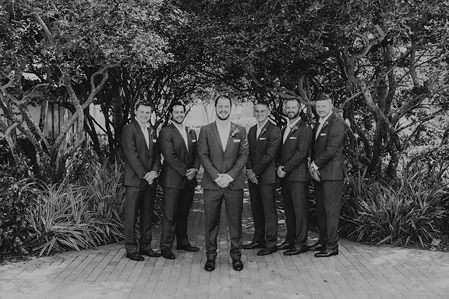 groomsmen before the ceremony