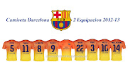 Nuevo Camiseta del Barcelona 1 Equipacion 201213 (barcelona away football shirt )