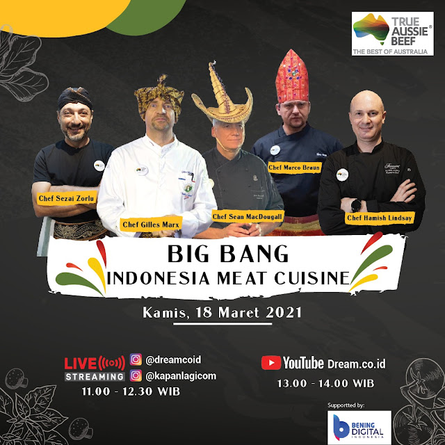 Menu Daging Sapi Australia Ala 5 Chef Internasional di Indonesia Meat Cuisine