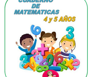    Didáctico!!!  "Cuaderno de Matemáticas para Niños de 4 y 5 años de edad" 