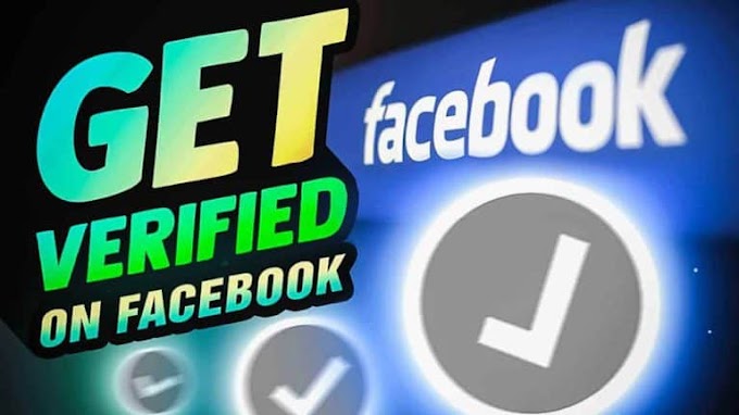 How do I request a verified badge on Facebook?