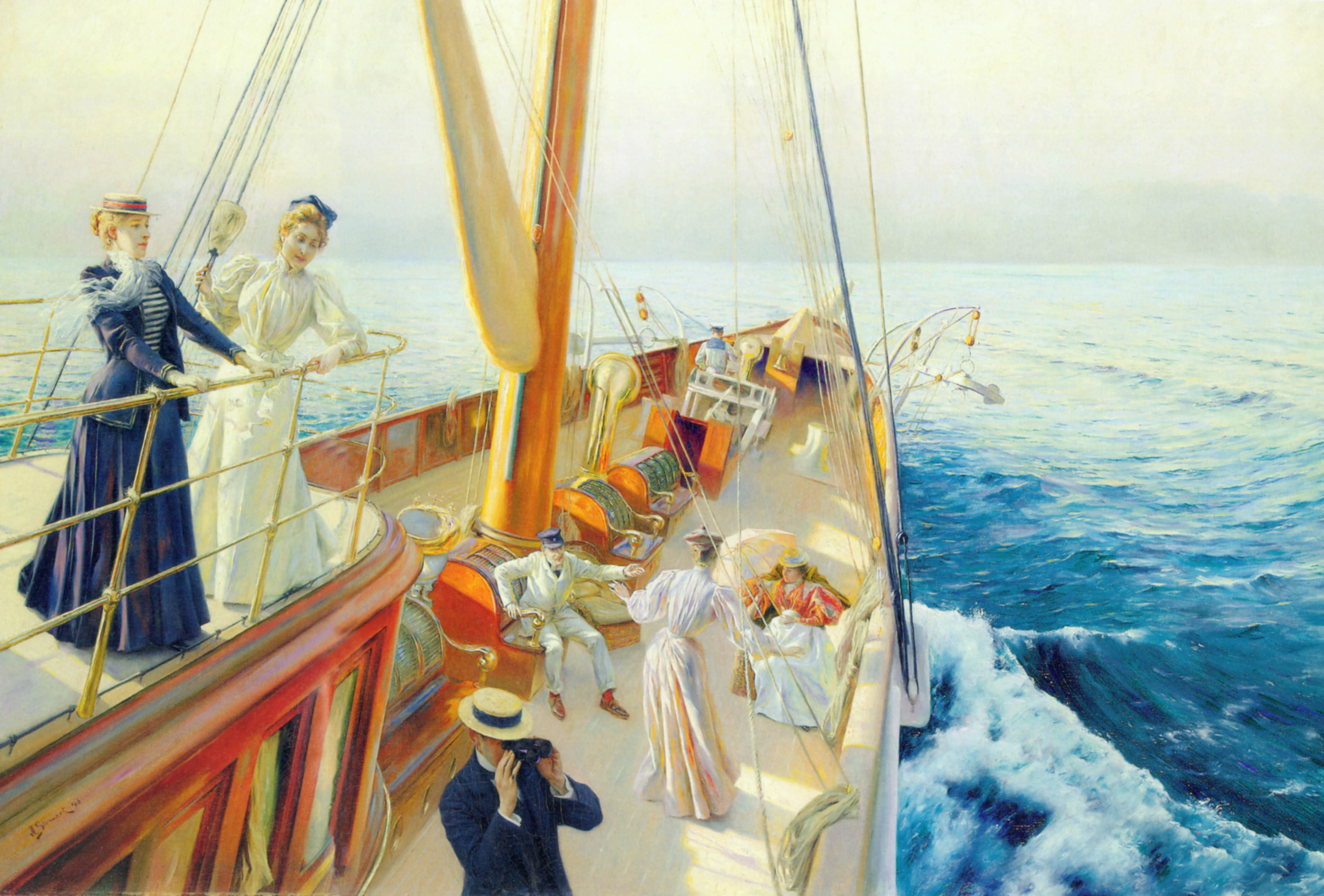 Julius LeBlanc Stewart: Yachting en Méditerranée, 1896