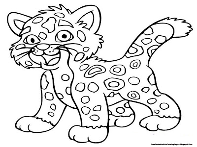 Printable Jaguar Coloring Pictures