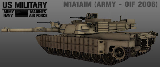 US military MOD イラクの自由作戦時にアメリカ軍が運用したM1A1 AIM