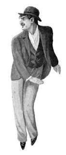 Compadrito from "Plétora Mortífera", Caras y Caretas No. 63, 1899