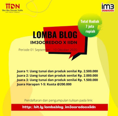 lomba blog IIDN x IM3 Oredoo