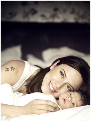 Melanie C Baby Girl Scarlett Starr Photo