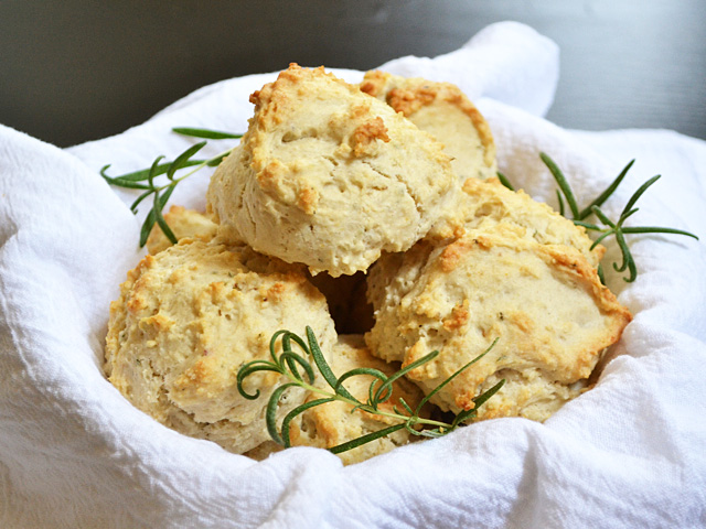 rosemary and pepper drop biscuits
