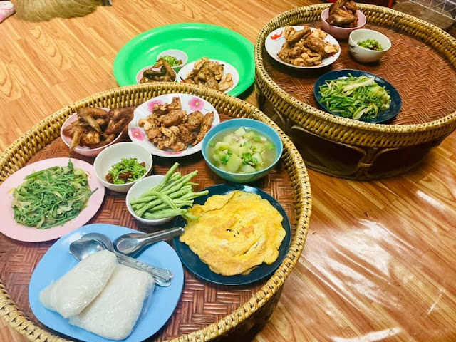 Local food in Chiang Mai Homestay