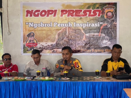 Ngobrol Penuh Inspirasi Kapolres Kayong Utara dengan Masyarakat, Begini Pesan Kapolres