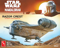 AMT 1/72 MANDALORIAN RAZOR CREST (AMT1273)  Color Guide & Paint Conversion Chart