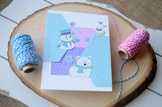 Card using Doodlebug Winter Wonderland by Jess Crafts