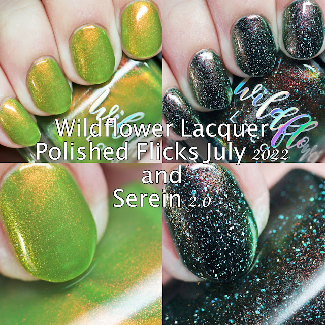 Wildflower Lacquer Polished Flicks July 2022 and Serein 2.0
