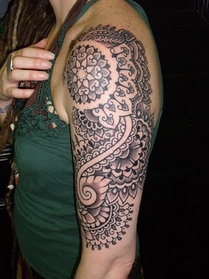 Half Sleeve Tattoo Designs For Girls