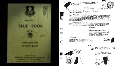 Modulo Avvistamento ufo Blue book