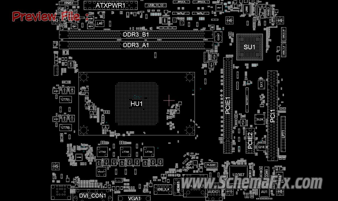 ASRock FM2A68M HD+ R1.03 Schematic Boardview