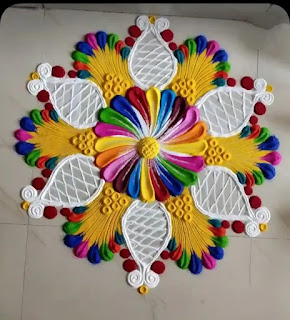 Diwali Rangoli Designs 2023: Simple Beautiful Diwali Rangoli - Easy Rangoli Art, Drawing