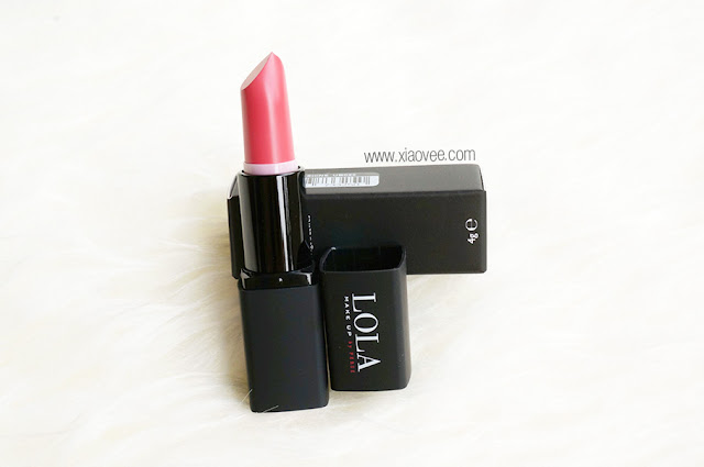 LOLA MAKEUP Ultra Shine Lipstick review, LOLA makeup lipstick review, LOLA cosmetic from UK lipstick review