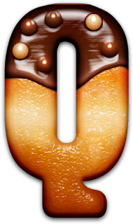 Alfabeto de Galletas con Chocolate.