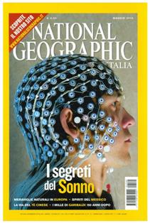 National Geographic Italia 25-05 - Maggio 2010 | ISSN 1128-5613 | PDF HQ | Mensile | Viaggi | Ambiente
La più importante rivista di viaggi e avventure che descrive ogni mese, da angolature sempre inedite, le meraviglie del mondo in cui viviamo.
L'edizione italiana del più prestigioso mensile dedicato alle meraviglie del pianeta in cui viviamo: la natura, le scoperte, l'avventura, i popoli lontani. Un anno di reportage affascinanti e di immagini di bellezza ineguagliabile.
Il prestigio e l’autorevolezza di National Geographic sono il risultato di una combinazione unica: immagini originali ed esclusive, frutto del lavoro dei migliori fotografi del mondo.
Taglio monografico, con la presenza di cinque o sei reportage molto approfonditi.
Stile giornalistico accurato e avvincente, che rende con parole semplici complessi contenuti scientifici.