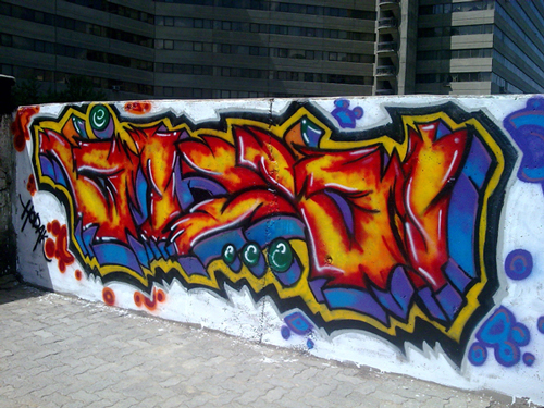 Graffiti Schrift August 2010