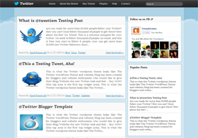 Twitter Blogger Template