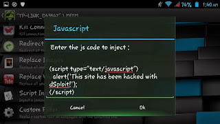 Script Injection hack