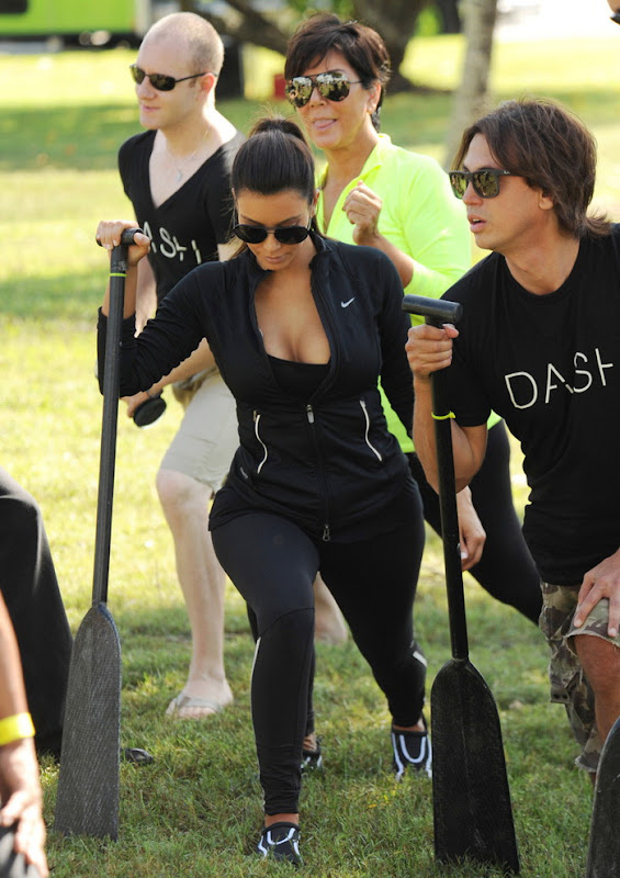 Kim Kardashian at the Miami Dragon Boat Festival 2012