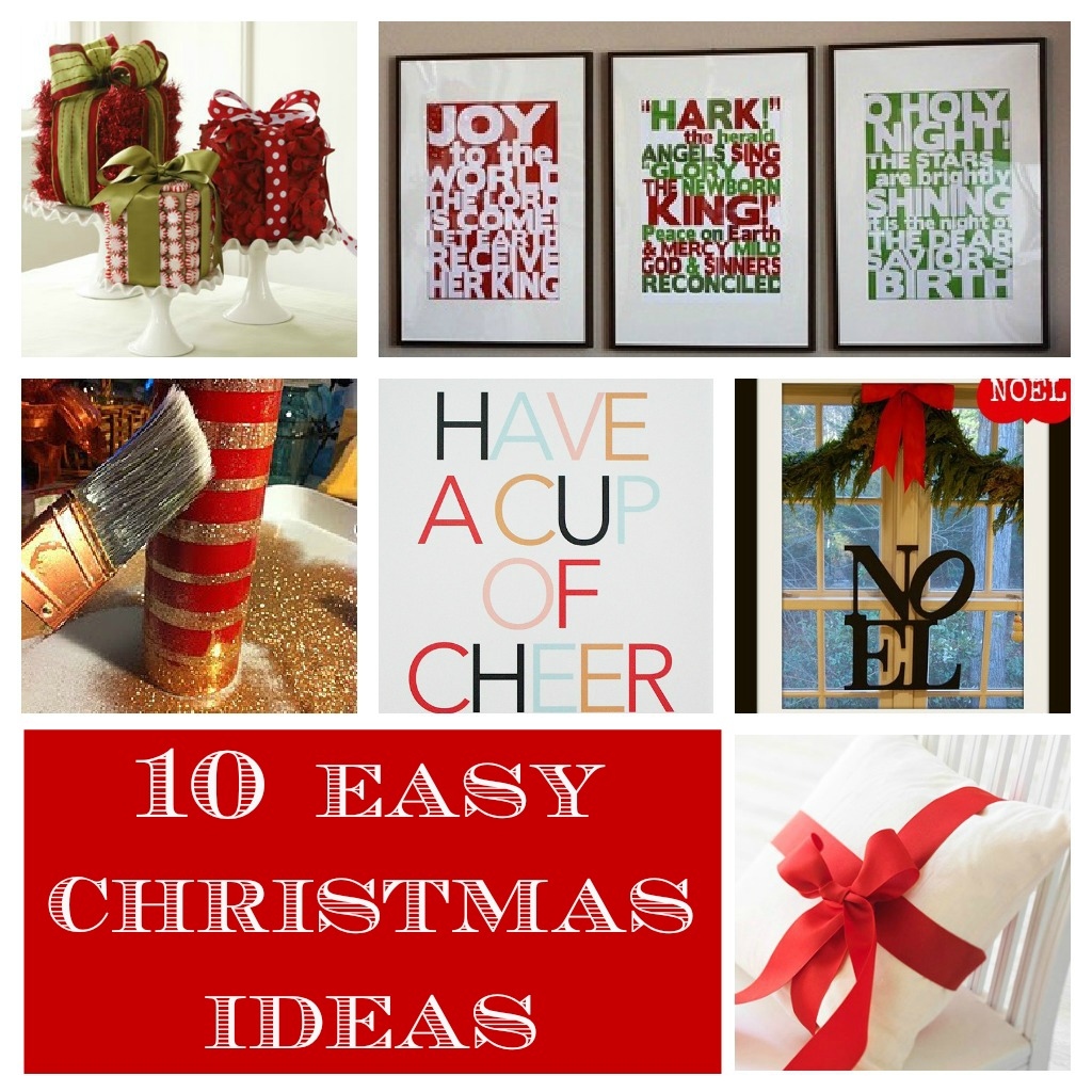 Home Made Modern: Pinterest: Easy Christmas Decorating Ideas