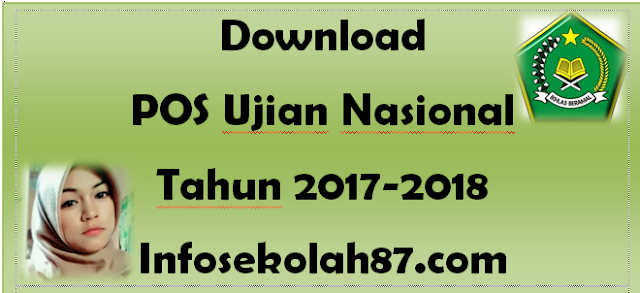 Download POS Ujian Nasional Tahun 2017-2018