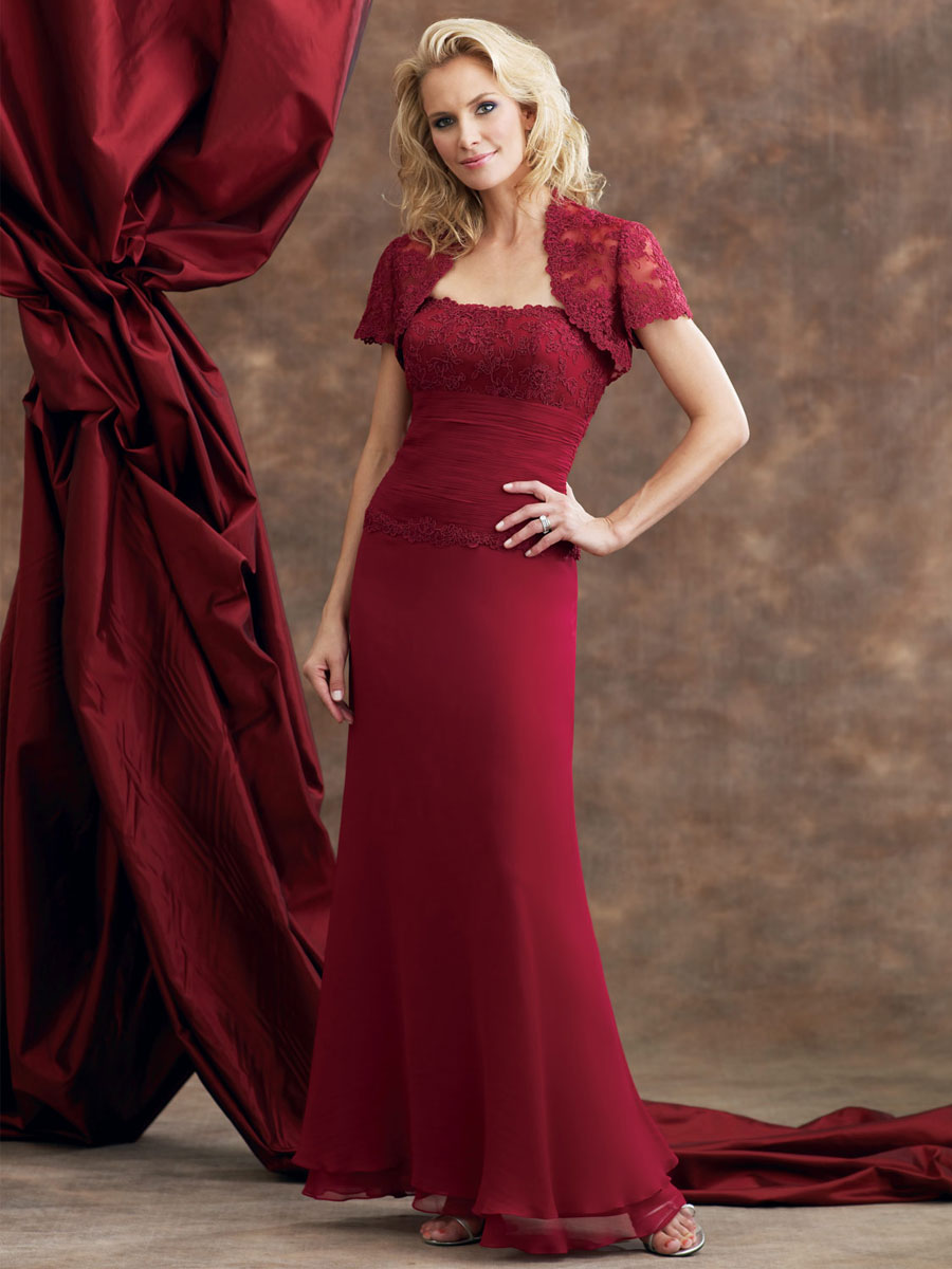 Mother of the Bride Dresses with Charming Red