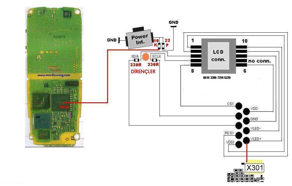 6610 lcd ways. LCD 6610