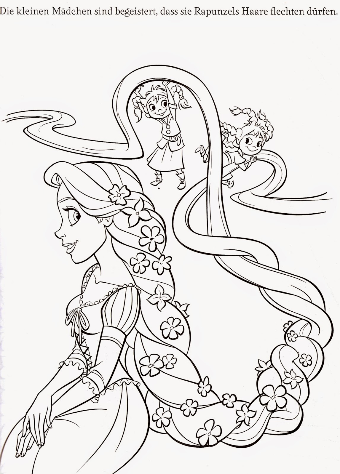 Download Coloring Pages: "Tangled" Free Printable Coloring Pages of ...
