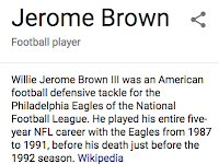 27 52 | Jerome Brown would have turned 52-years-old on the date of Super Bowl 52 +The Eagle who died at 27, before Super Bowl 27