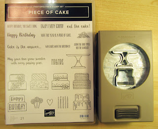 Stampin'UP!'s Piece of Cake stamp set and Cake Builder Punch