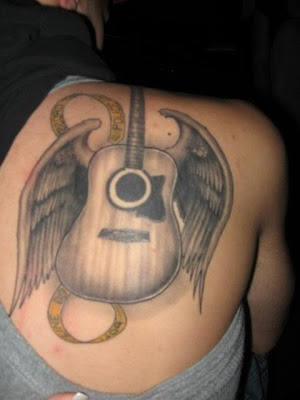 Guitar Tattoo Design