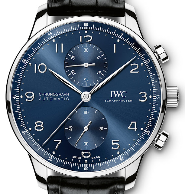 Réplique Montres IWC Portugieser Automatique Chronographe Cadran Bleu