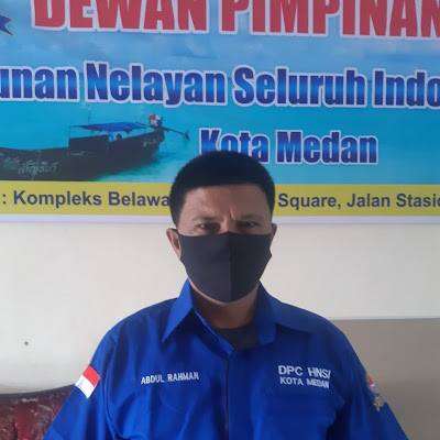 DPC HNSI Medan Himbau Nelayan Selalu Gunakan Masker