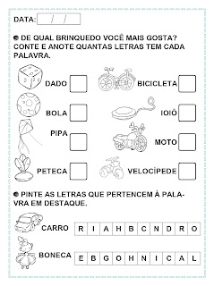 Caderno de Atividades para Educação Infantil 5 anos – Linguagem