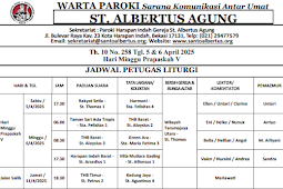 Warta Paroki No. 258 Tgl 05 & 06 April 2025