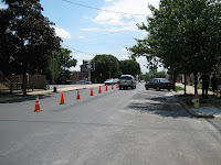 North Plum Street, facing South