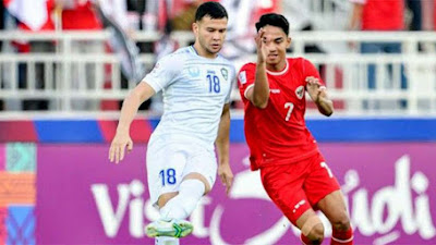 Kalah 0-2 dari Uzbekistan, Mimpi Garuda Muda ke Olimpiade Belum Musnah