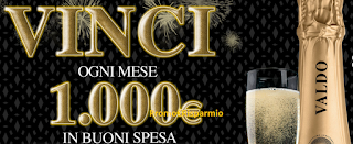 Logo Festeggia i 90 anni di Valdo e vinci buoni spesa da 1.000 euro