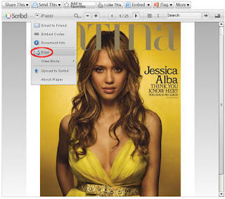 Scribd Print to PDF
