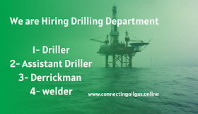 We are Hiring Drilling Department